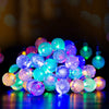 20-LED Waterproof Ball Shape Solar Power String Light for Outdoor