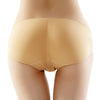 Low Waist Solid Color Padded Seamless Hipster Underwear Push Up Women Briefs