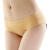 Low Waist Solid Color Padded Seamless Hipster Underwear Push Up Women Briefs