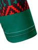 Christmas Geometric and Santa Claus Printed Crew Neck Tee