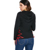 Criss Cross Zip Up Hoodie