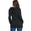 Black Cat Hoodie with Zipper Kangaroo Pocket