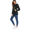 Black Cat Hoodie with Zipper Kangaroo Pocket