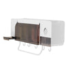 Wall Mounted Toothbrush Holder Automatic Toothpaste Dispenser Bathroom Shelf