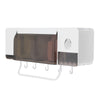 Wall Mounted Toothbrush Holder Automatic Toothpaste Dispenser Bathroom Shelf