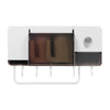 Wall Mounted Toothbrush Holder Automatic Toothpaste Dispenser Bathroom Shelf