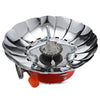 Outdoor Portable Snap-type Lotus Burner Camping Gas Stove