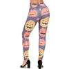 Halloween Cartoon Pumpkins Print Casual Pants