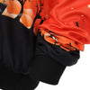 Halloween Bat Print Skew Neck Sweatshirt
