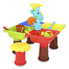 THE NORTH E HOME 9829 Kids Sand Water Square Dolphin Beach Table Toy