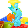 THE NORTH E HOME 9829 Kids Sand Water Square Dolphin Beach Table Toy
