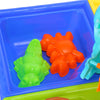 THE NORTH E HOME 9829 Kids Sand Water Square Dolphin Beach Table Toy