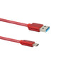 Mini Smile 3.4A Quick Charge Usb 3.1 Type-C To Usb 2.0 Charging Data Transfer Cable 100CM