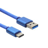 Mini Smile 3.4A Quick Charge Usb 3.1 Type-C To Usb 2.0 Charging Data Transfer Cable 100CM