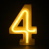 Small Letter Number LED Lamp Light Wedding Party Home Decoration