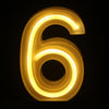 Small Letter Number LED Lamp Light Wedding Party Home Decoration