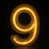 Small Letter Number LED Lamp Light Wedding Party Home Decoration