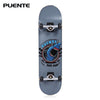 PUENTE 608 Four-wheel Double Kick Deck Skateboard with T-shape Gadget