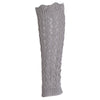 Openwork Wavy Side Faux Lace Knit Wool Warm Leg Sleeve Pile Socks