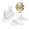 4PCS LETING Door Lever Safety Locks with Strong Adhesive for Baby / Child / Pet