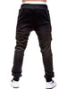 Zip Embellished Casual Sport Jogger Men Pants