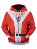 Christmas Belt Printed Casual Hoodie