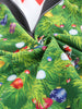 Christmas Tree Blazer Print Drawstring Hoodie