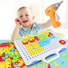 Educational Assembled Building Blocks Electric Drill Toy for Kids
