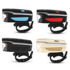 2599 Bicycle Headlight Bike Horn USB Charging Front Light with Anti-theft Alarm
