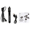 2599 Bicycle Headlight Bike Horn USB Charging Front Light with Anti-theft Alarm