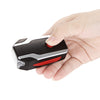 2599 Bicycle Headlight Bike Horn USB Charging Front Light with Anti-theft Alarm