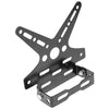 Motorcycle License Plate Aluminum Alloy Mount Bracket Adjusted Number Plate Holder