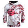 Halloween Letter Print Pullover Hoodie