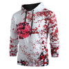 Halloween Letter Print Pullover Hoodie