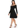 Strappy Cut Fit and Flare Dress