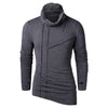 Pile Heap Collar Asymmetric T-shirt