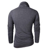 Pile Heap Collar Asymmetric T-shirt