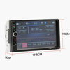 7" 2 Din Touch Screen Car Stereo MP5 Player Bluetooth FM Radio USB/TF AUX In