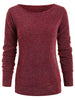 Round Neck Sweatshirt with Tartan Neck Gaiter