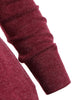 Round Neck Sweatshirt with Tartan Neck Gaiter