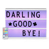 LED Color Changing DIY Letter Combination Light Box