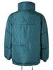 Funnel Collar Drawstring Waist Puffer Coat