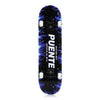 PUENTE Four-wheel Double Kick Deck Skateboard with T-shape Gadget