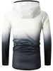 Raglan Sleeve Zip Pocket Drawstring Hoodie