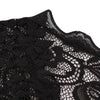 Round Collar Short Sleeve Spliced Lace Christmas Print A-line Women Dress