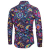 Colorized Patterning Printed Casual Shirt