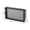 7" Double 2 Din Car Stereo Radio FM/MP5 Player Bluetooth HD 1080P Touch Screen