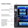 7" Double 2 Din Car Stereo Radio FM/MP5 Player Bluetooth HD 1080P Touch Screen