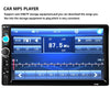 7" Double 2 Din Car Stereo Radio FM/MP5 Player Bluetooth HD 1080P Touch Screen