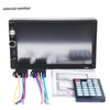 7" Double 2 Din Car Stereo Radio FM/MP5 Player Bluetooth HD 1080P Touch Screen